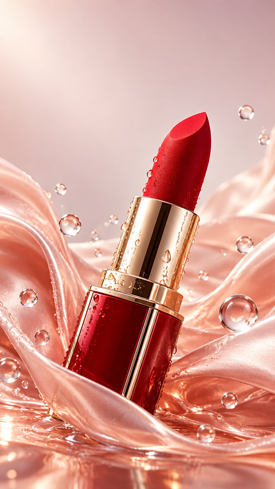 Beauty & skincare: a matte red lipstick